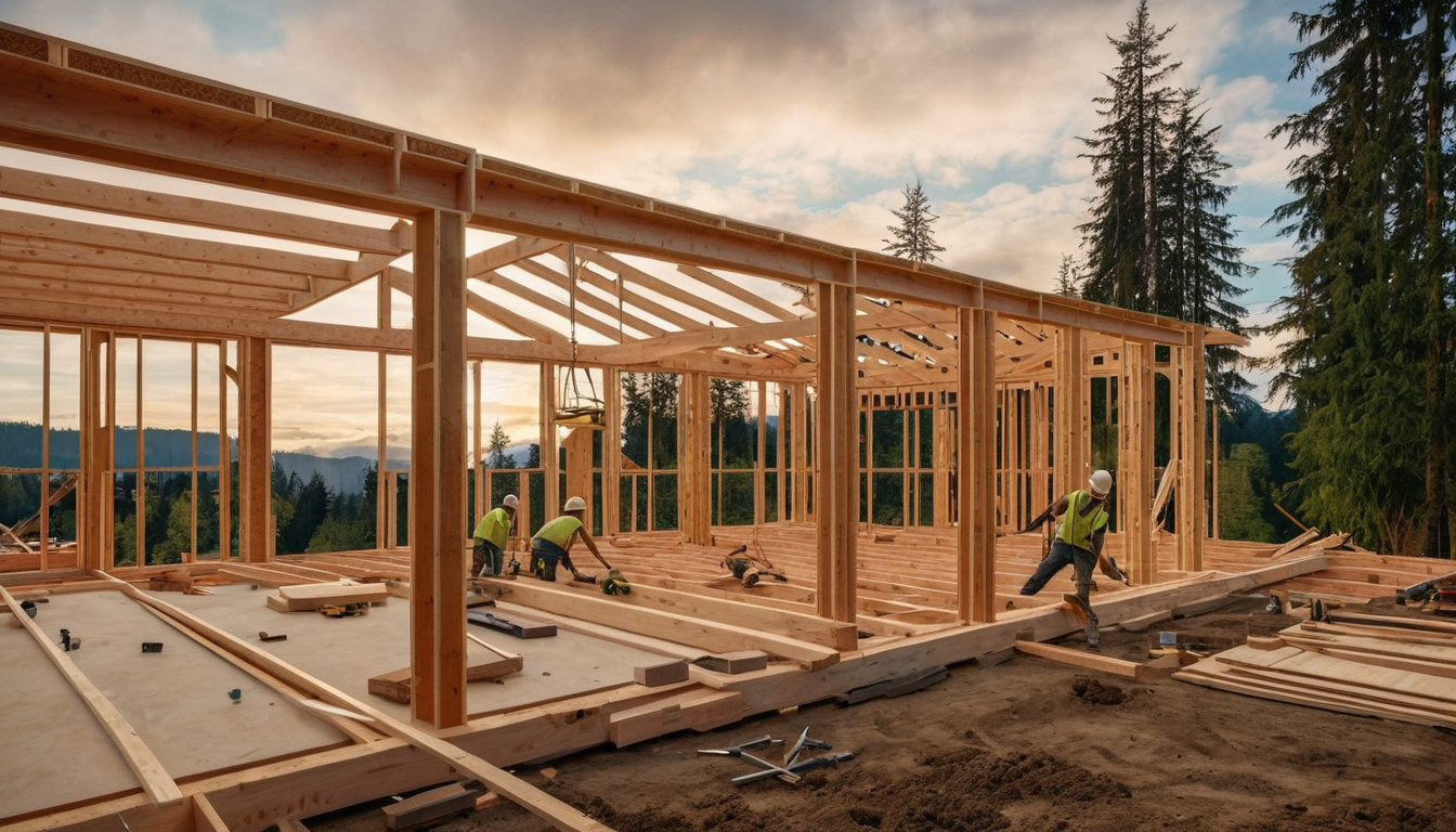 Custom luxury home construction